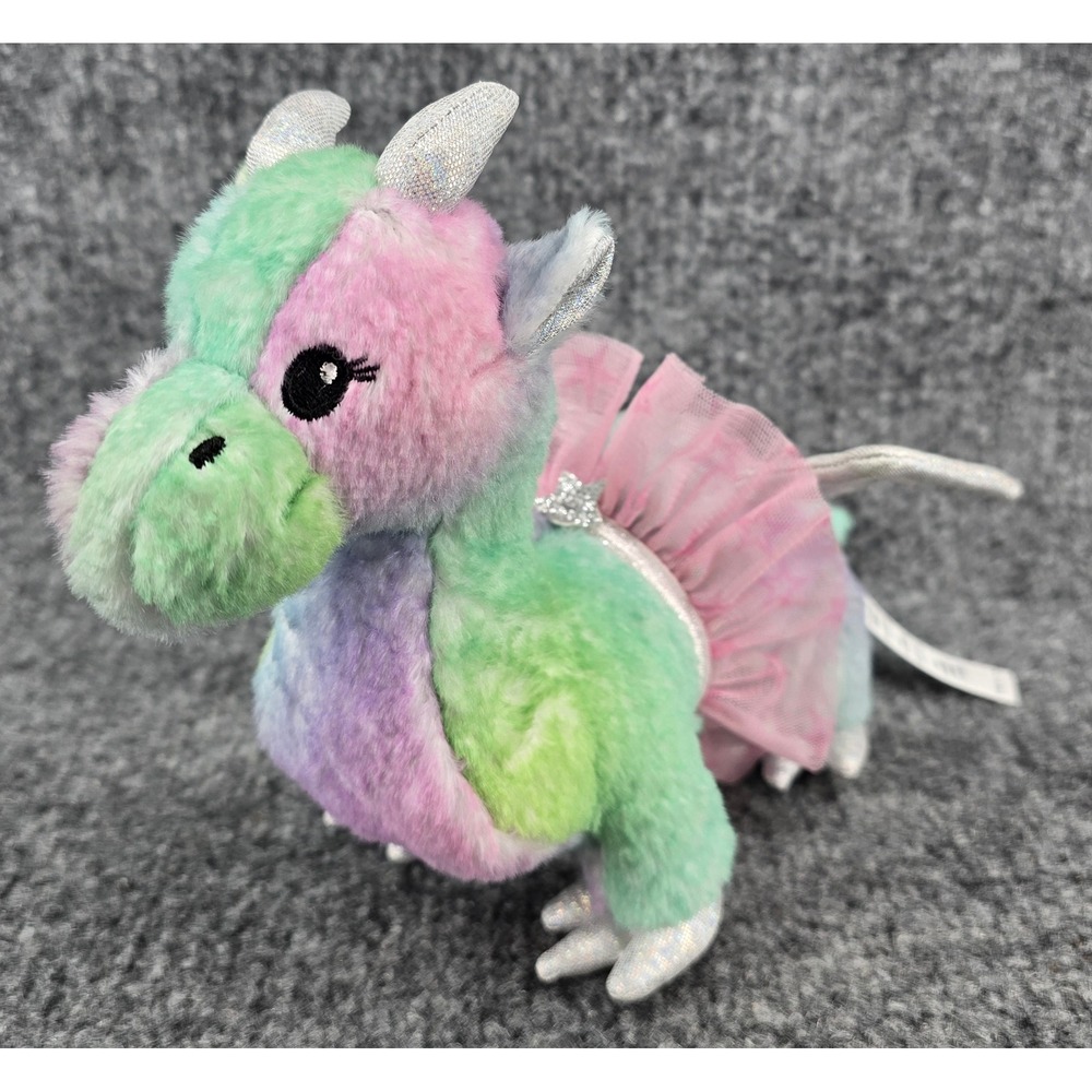 American Girl Crisella WellieWishers Dragon Plush Multicolor Tutu Wings Pastel